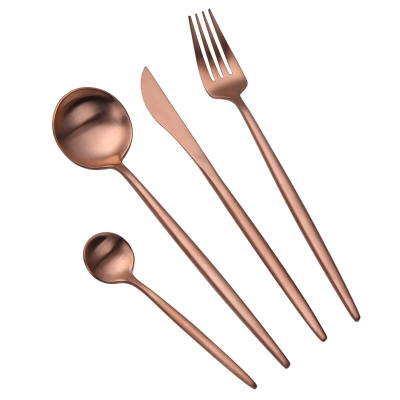 Modern Rosé Flatware Set