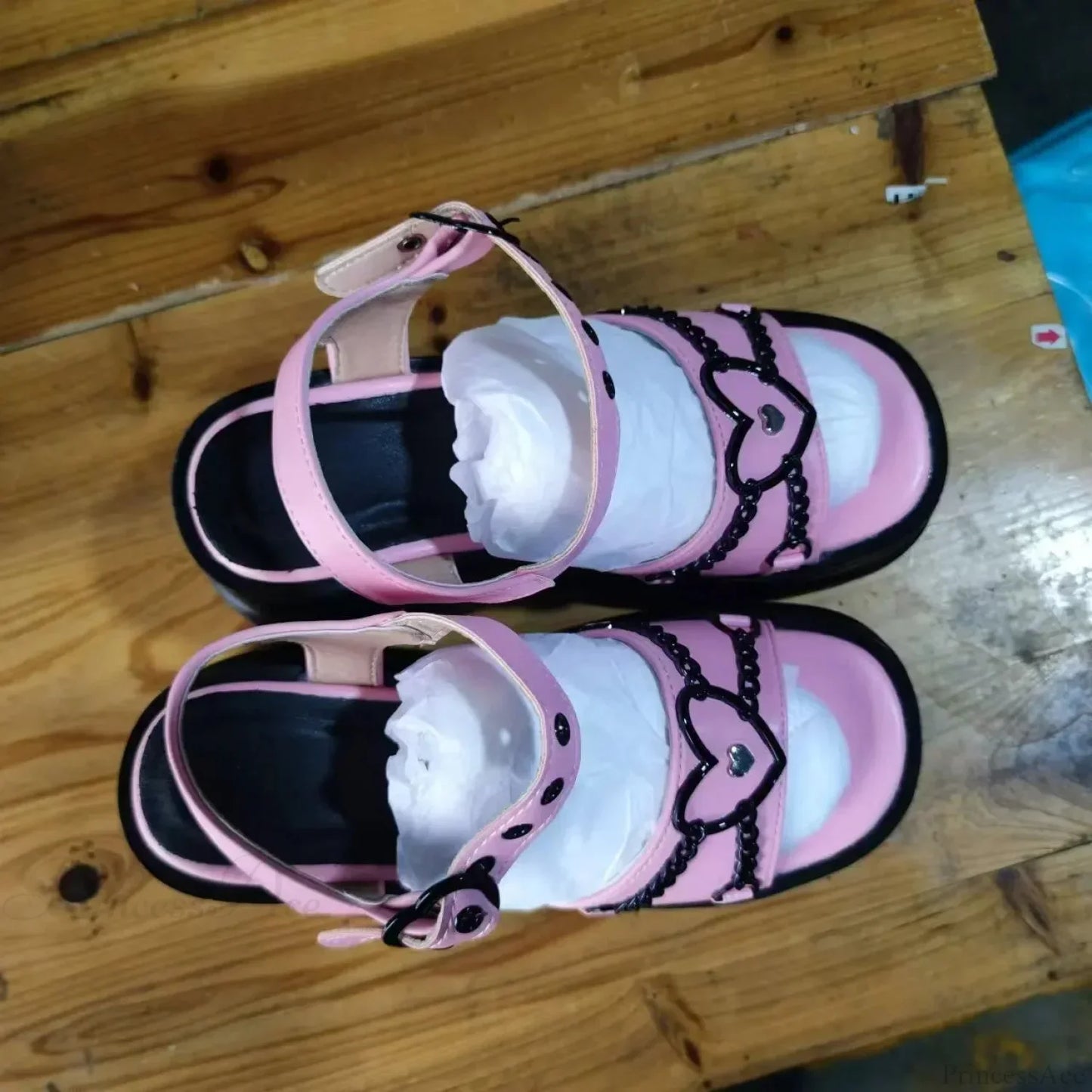 Rose Wedge Medieval Platform Sandal