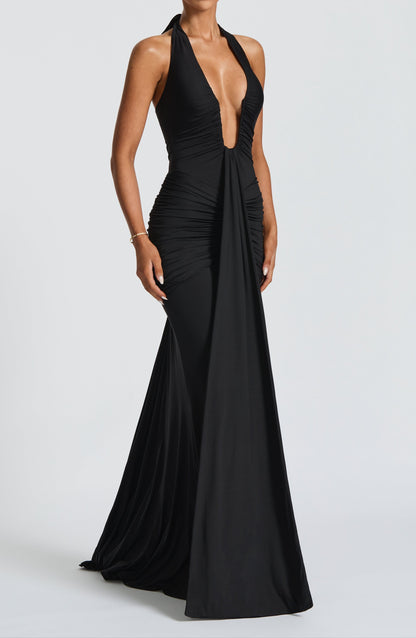 Luciana Maxi Dress - Black