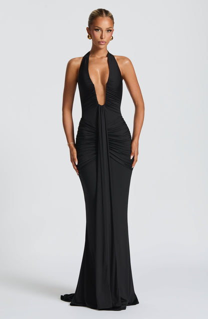 Luciana Maxi Dress - Black