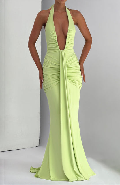 Edda Maxi Dress - Lime