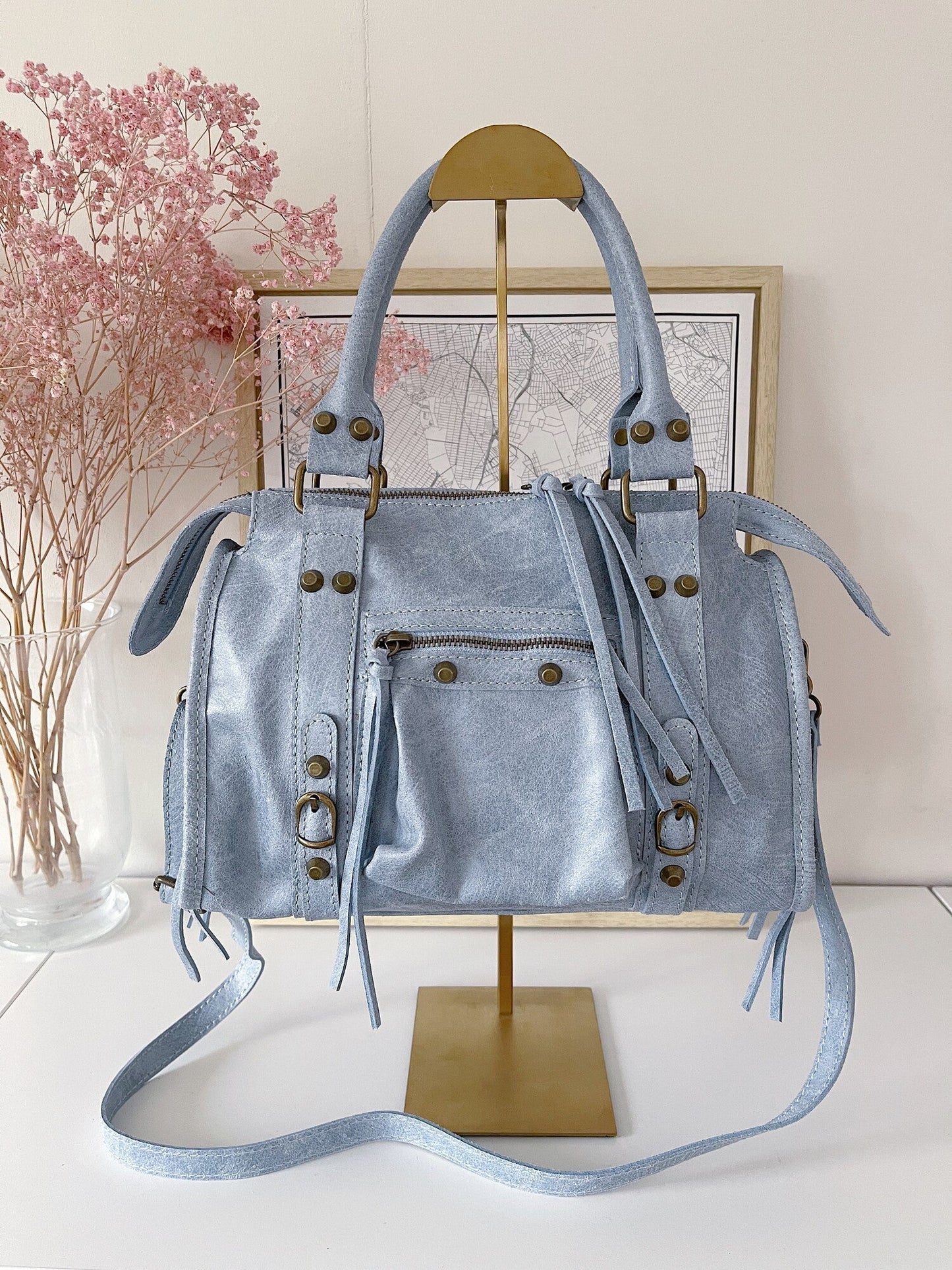 City Bag Powder Baby Blue