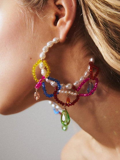 Rox Beaded Tassel Earrings