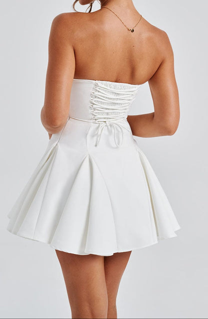 María Camila Playsuit - Ivory