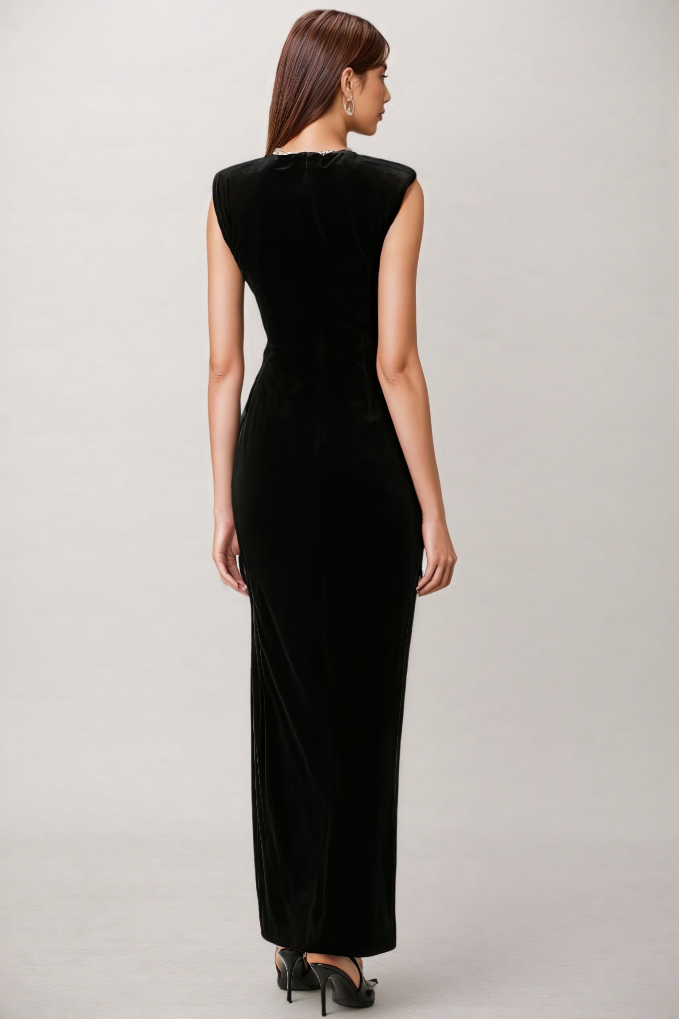 Selah Black Cutout Maxi Dress