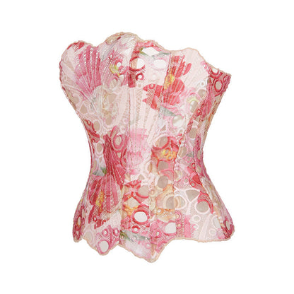 Maci | Lace Tie Corset Top