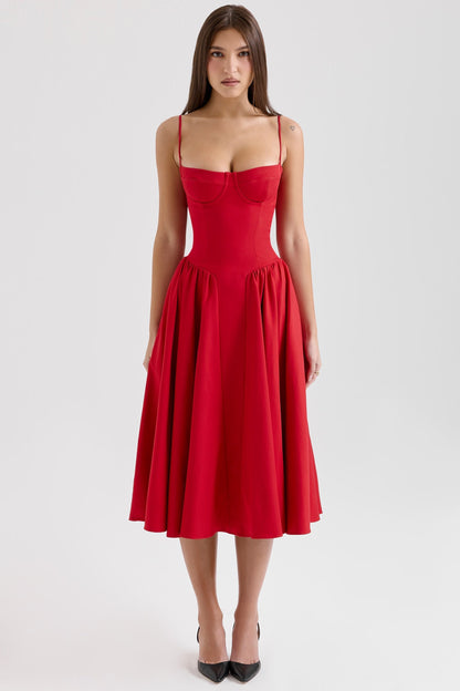 Lory Elegant Midi Dress
