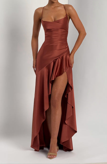 Cosetta Maxi Dress - Rust