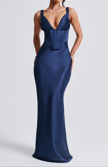Julieta Maxi Dress - Navy