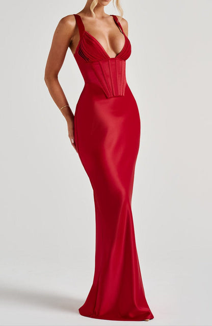 Danna Maxi Dress - Red