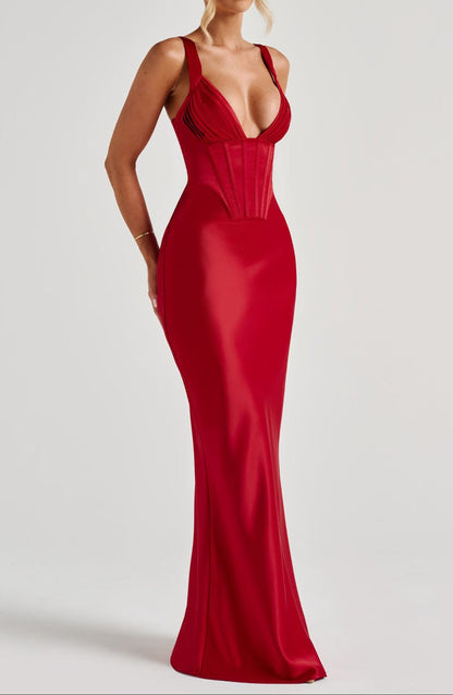 Danna Maxi Dress - Red