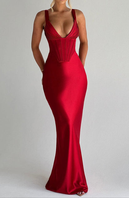 Danna Maxi Dress - Red