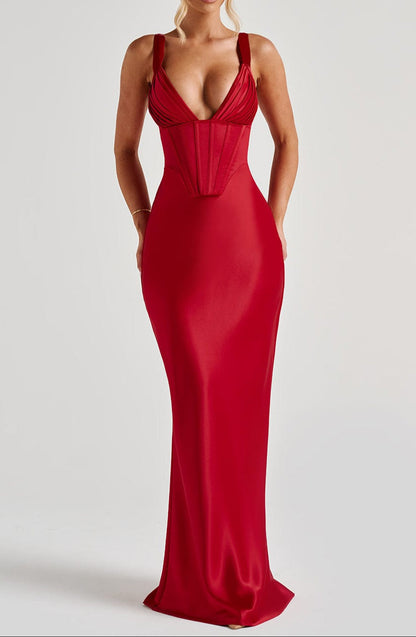 Danna Maxi Dress - Red