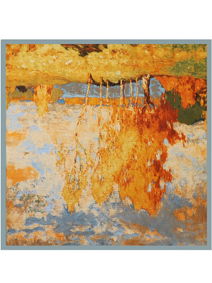 Sharon Landscape Print Headscarf