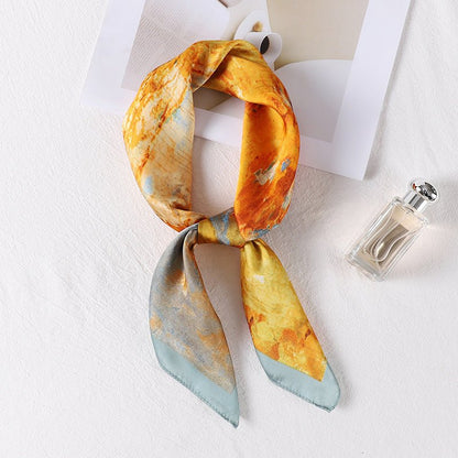Sharon Landscape Print Headscarf