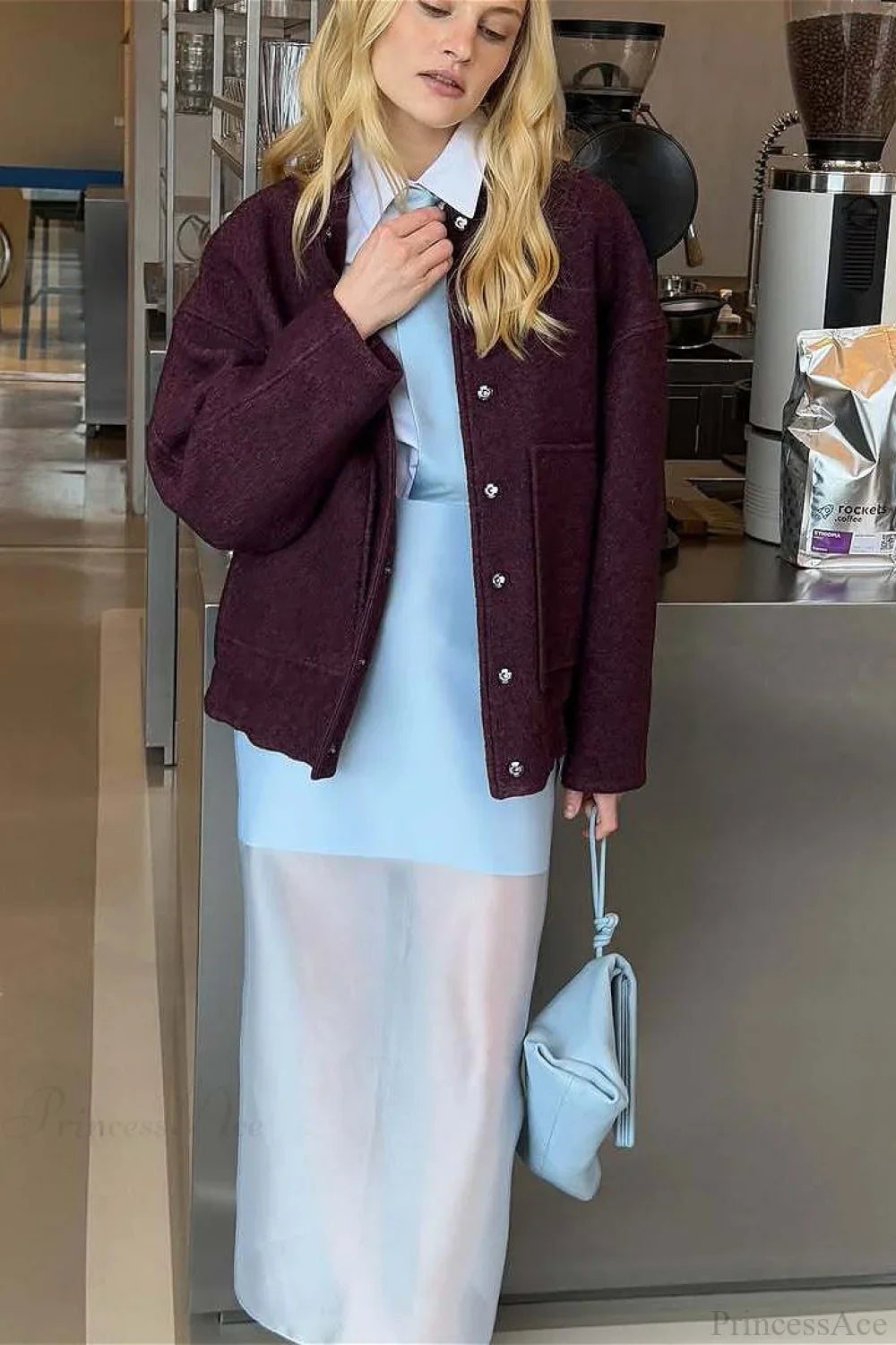 Sheer High Waist Midi Skirt