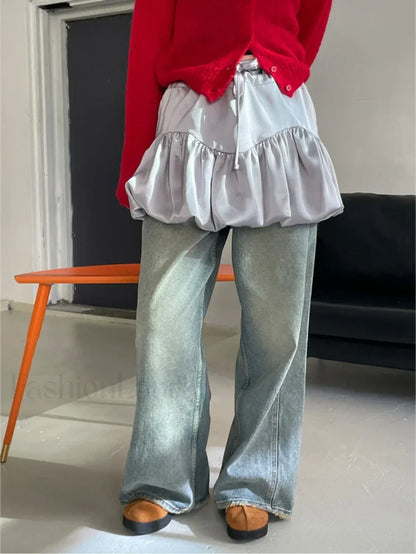 Silk Patchwork Japanese Tutu Skirt