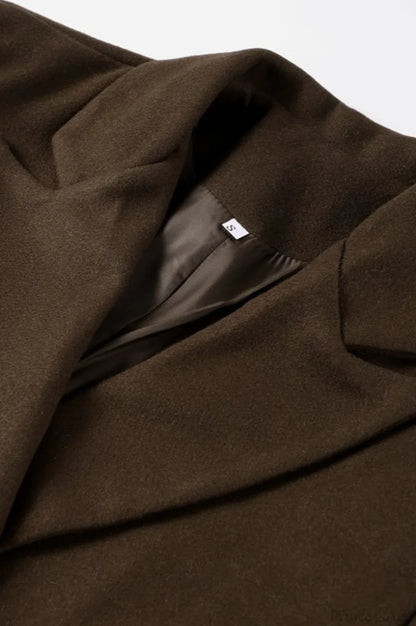 Single-Breasted Winter Coat