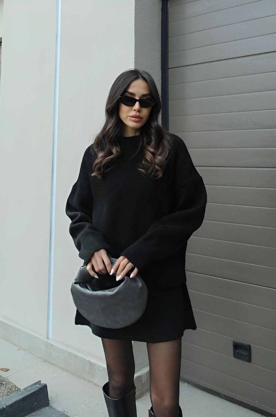 Violet Knit Set