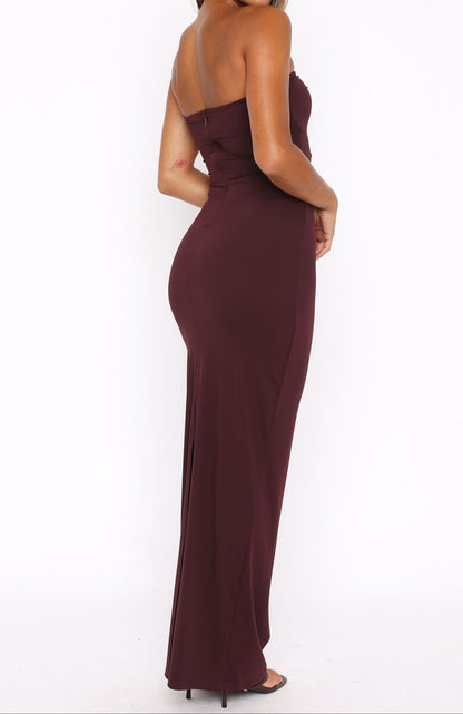 Ona Maxi Dress Chocolate