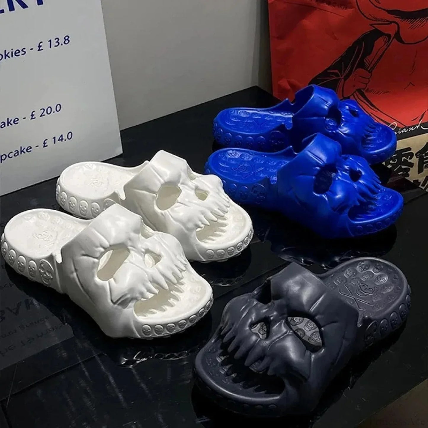 Skull Gothic Elevated Sandal