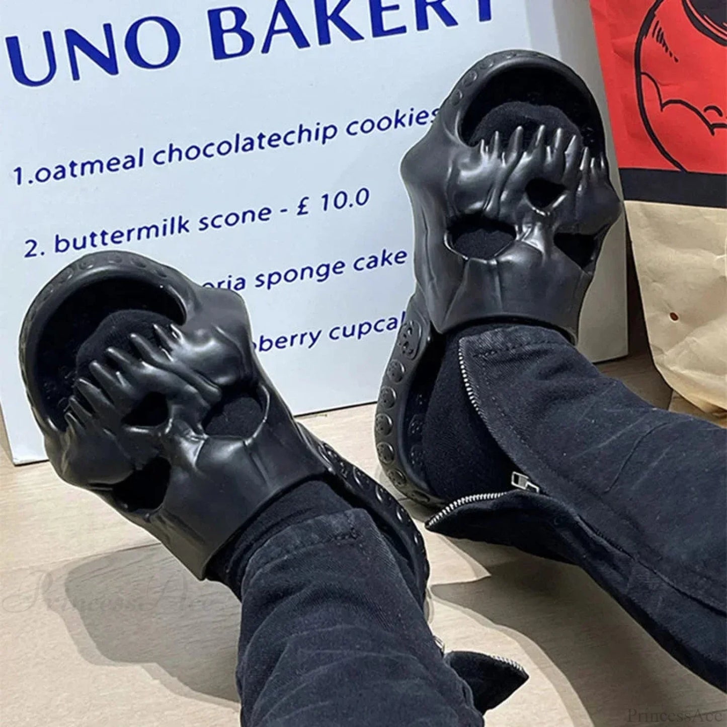 Skull Gothic Elevated Sandal