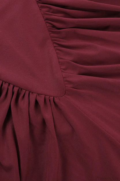 Slim High Neck Slit Bodycon Maxi Dress