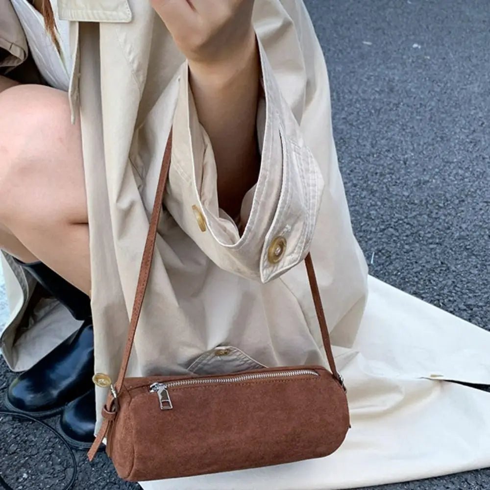 Beatrice Suede Pillow Hobo Bag