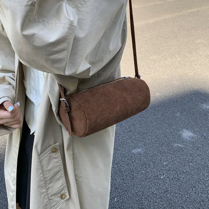 Beatrice Suede Pillow Hobo Bag
