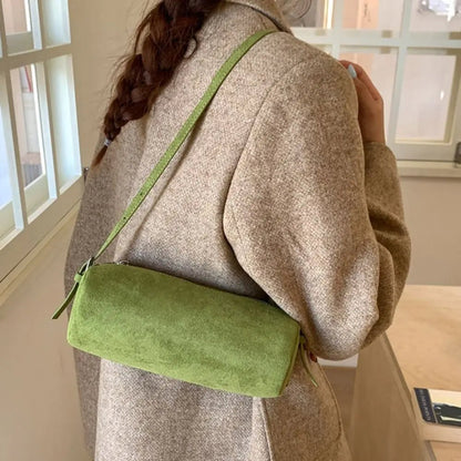 Beatrice Suede Pillow Hobo Bag