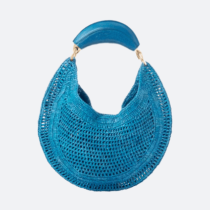Bianca Crescent Woven Bag