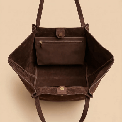 Dina Suede Tote Bag