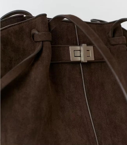 Dina Suede Tote Bag