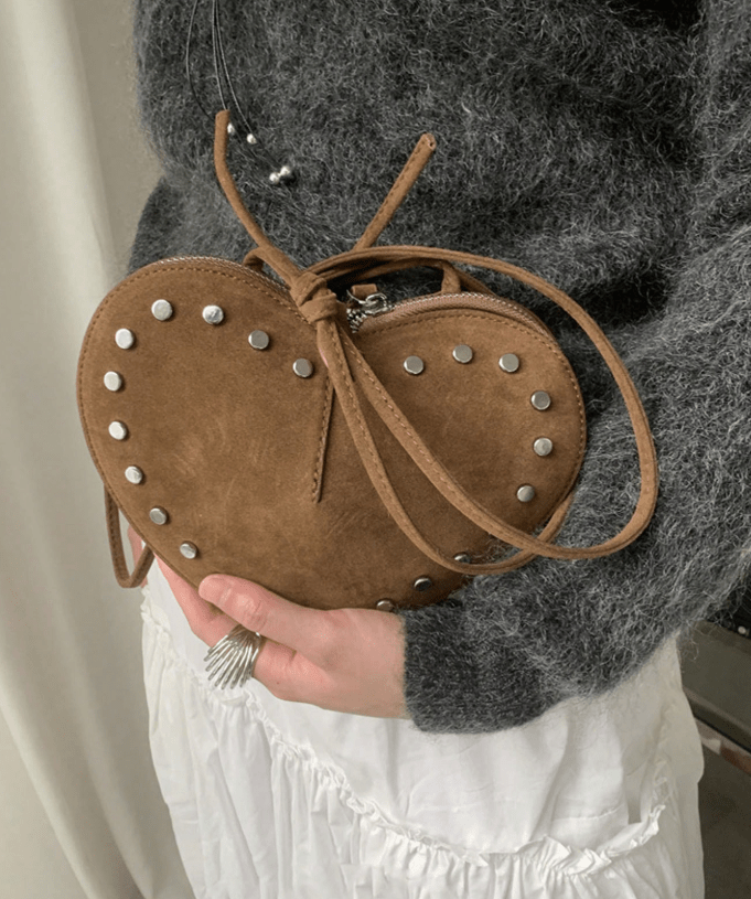 Jane Vintage Faux Suede Crossbody Bag