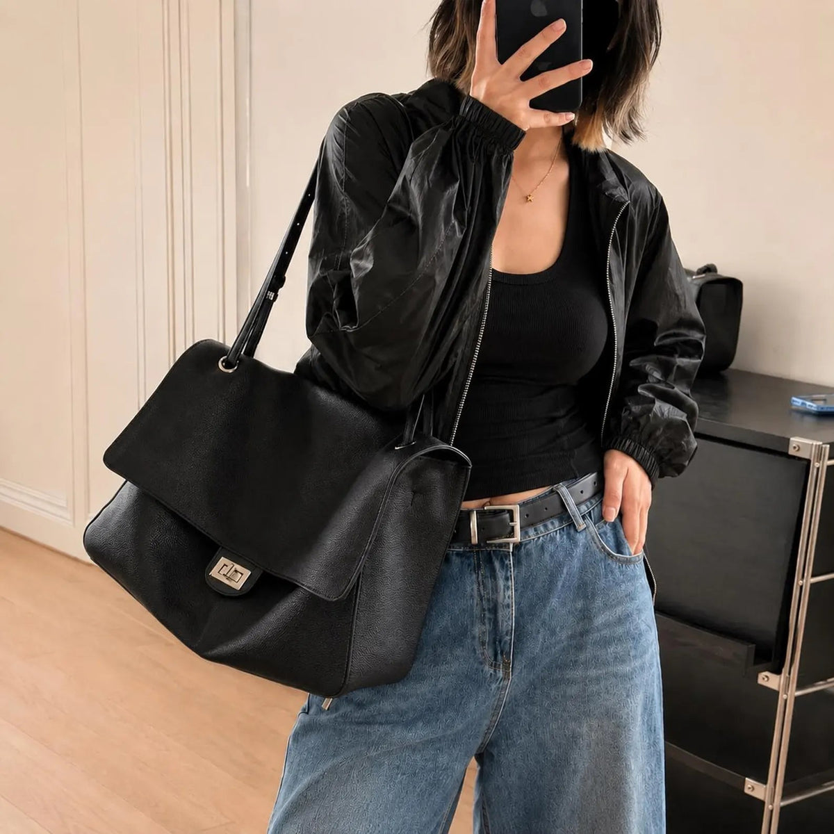 Miriam Crossbody Shopper Bag