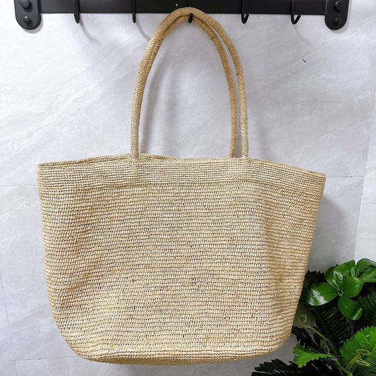 Sophia Handwoven Rattan Tote