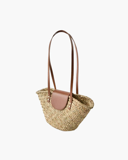 Aisea Woven Rattan Shoulder Bag