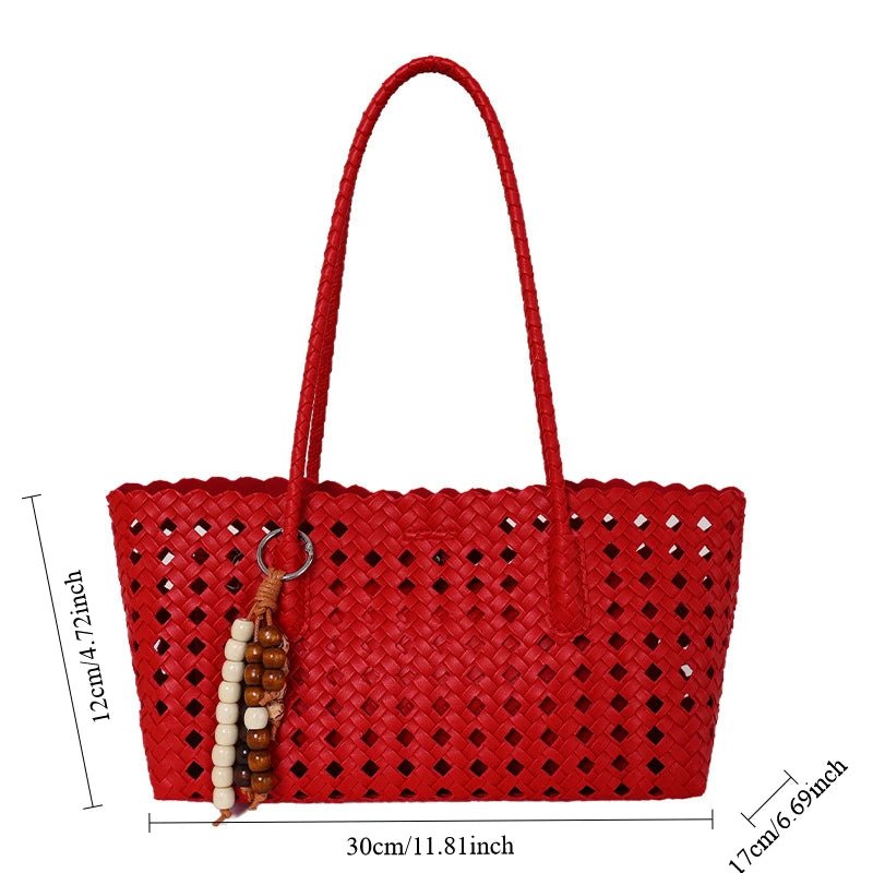 Sophia Woven Shoulder Bag