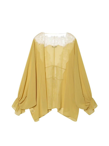 Lisa Lace Patchwork Blouse