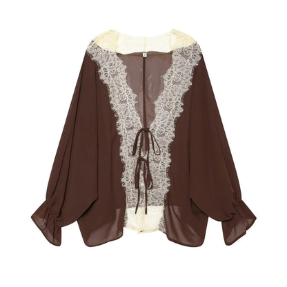 Lisa Lace Patchwork Blouse
