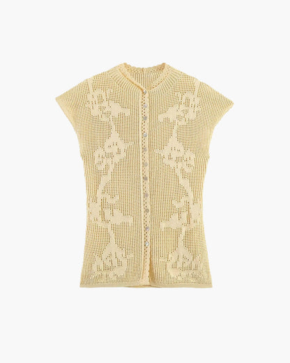 Anne Knitted Cardigan Top