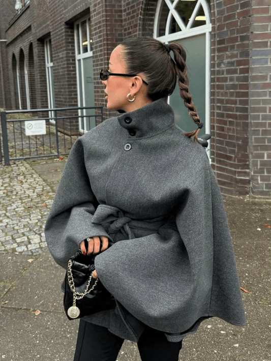 Annie Belted Cape Jacket