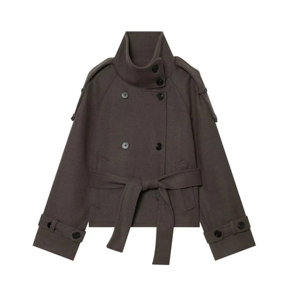 Esther Double Breasted Belted Coat