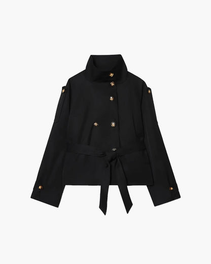Marlene Cropped Trench Coat