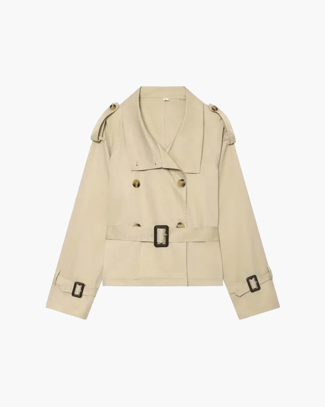 Teresa British Belted Trench Coat