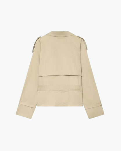 Teresa British Belted Trench Coat