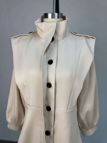 Camille Belted Short Trench Coat
