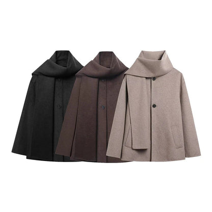 Cecille Coat with Scarf