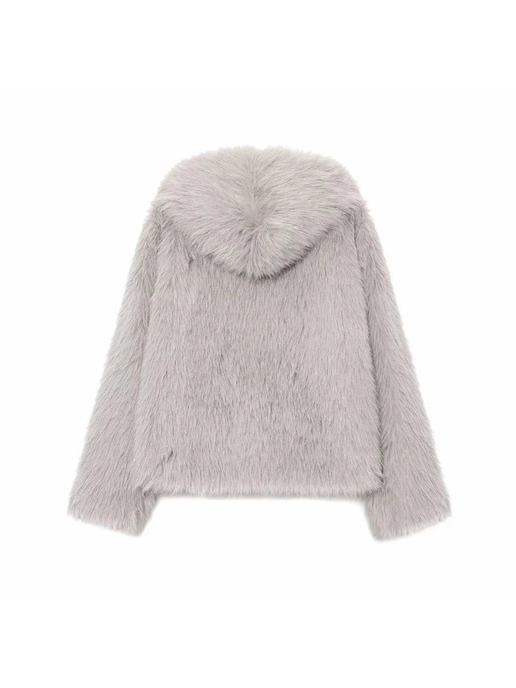 Dana Faux Fur Hooded Jacket