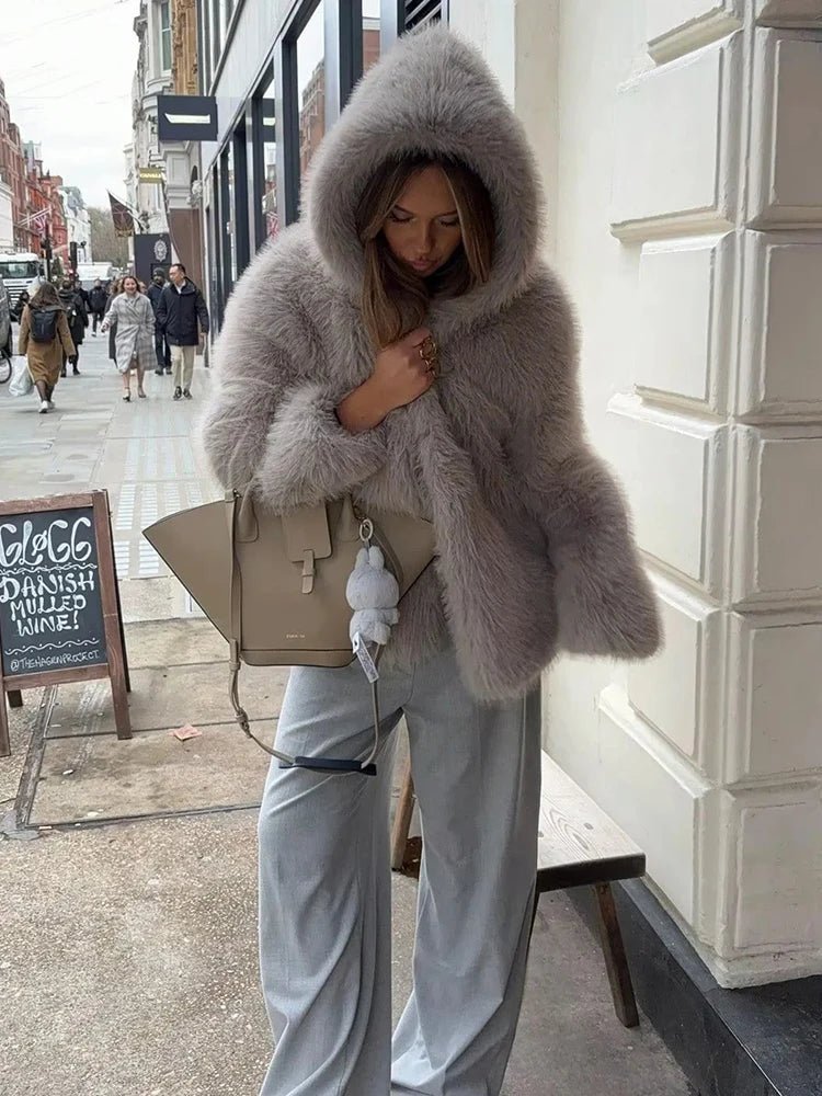 Dana Faux Fur Hooded Jacket